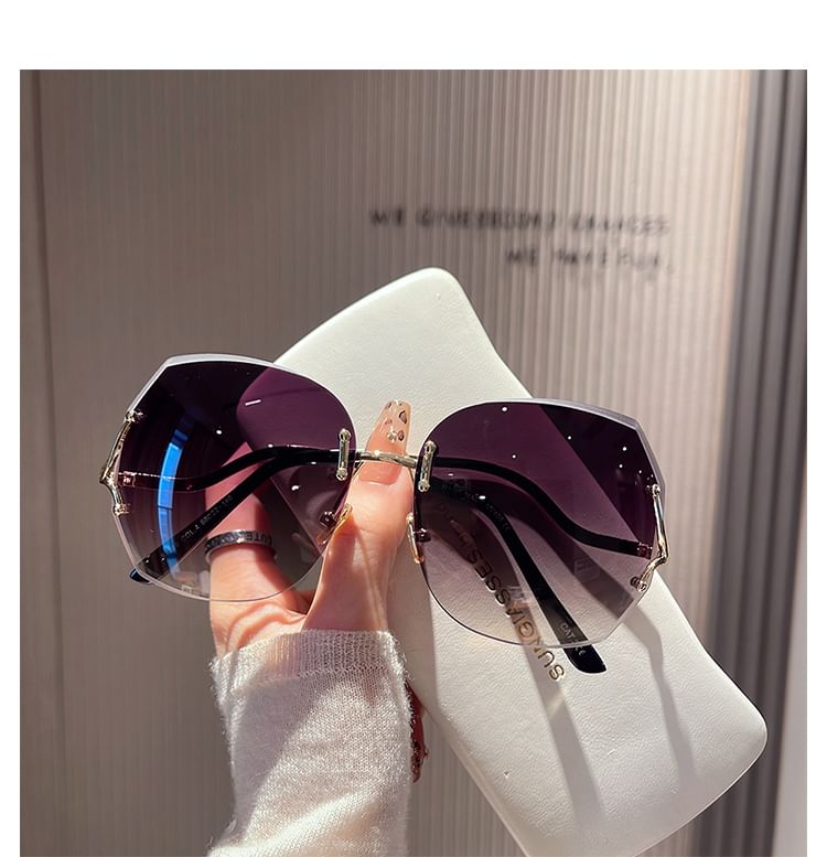 Frameless Cleaning (Various + Gradient Case Set: Designs) Sunglasses Cloth