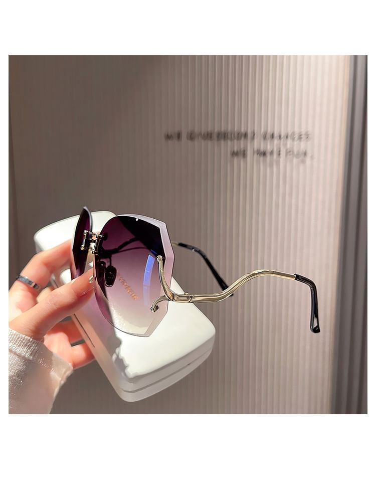 Frameless Cleaning (Various + Gradient Case Set: Designs) Sunglasses Cloth