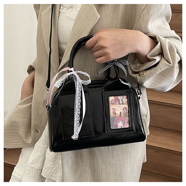 Faux Bag Leather Crossbody