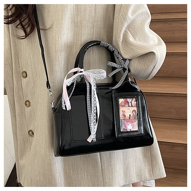 Faux Bag Leather Crossbody