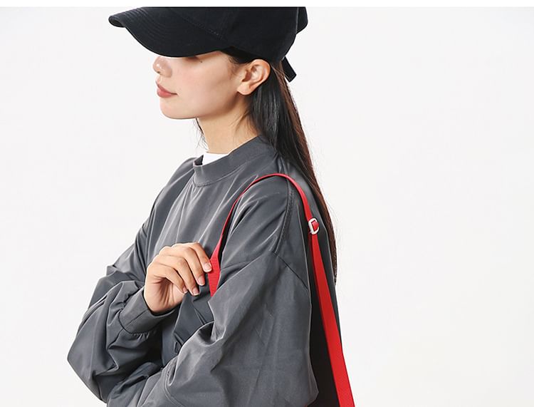 Bag Crossbody Lettering Plaid