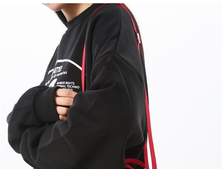 Bag Crossbody Lettering Plaid