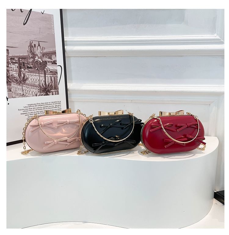 Chain Strap Bag Crossbody Bow