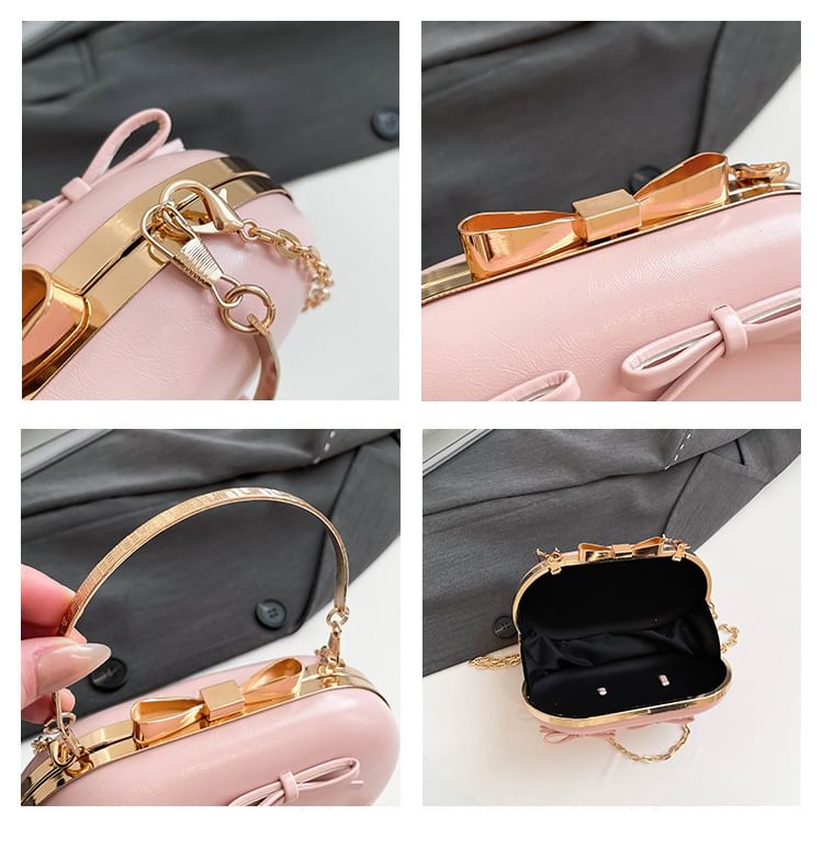 Chain Strap Bag Crossbody Bow