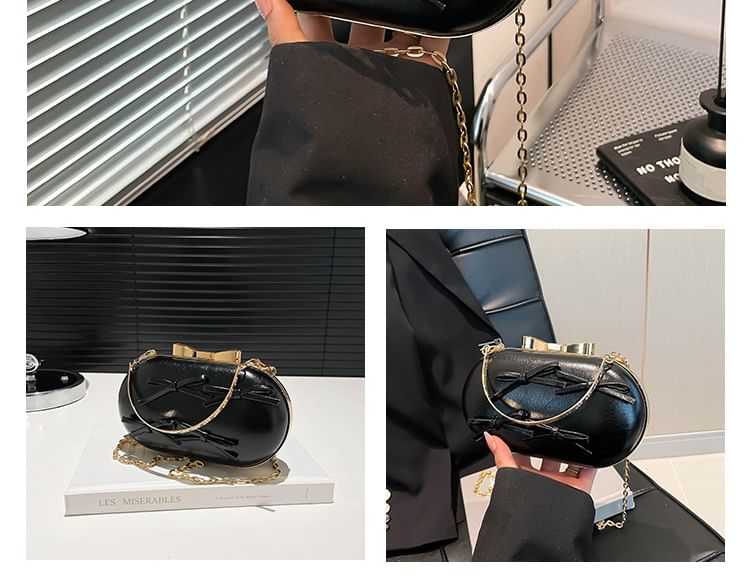 Chain Strap Bag Crossbody Bow