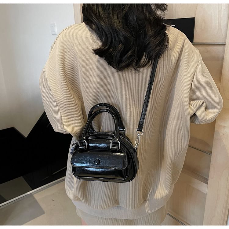 Bag Faux Leather Multi-Pocket Crossbody