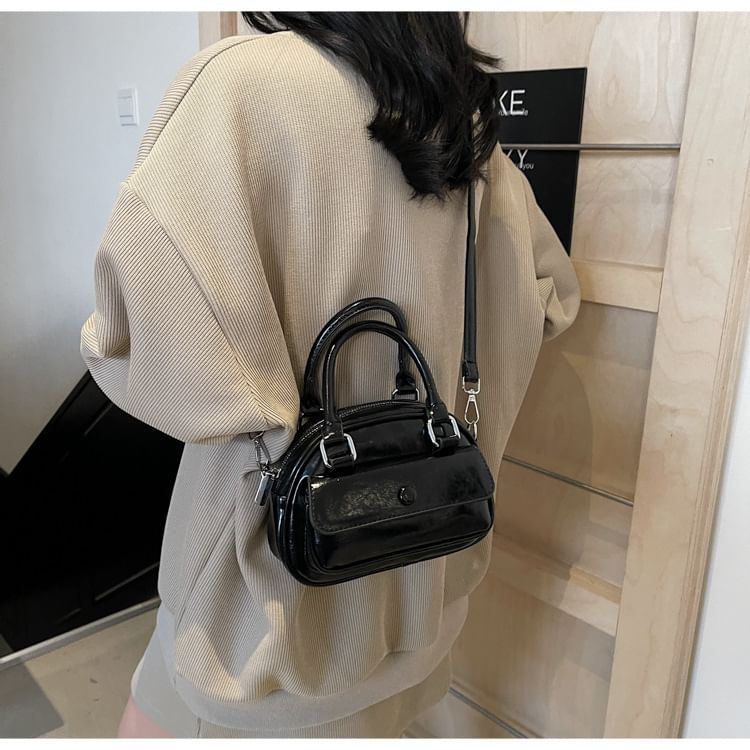 Bag Faux Leather Multi-Pocket Crossbody