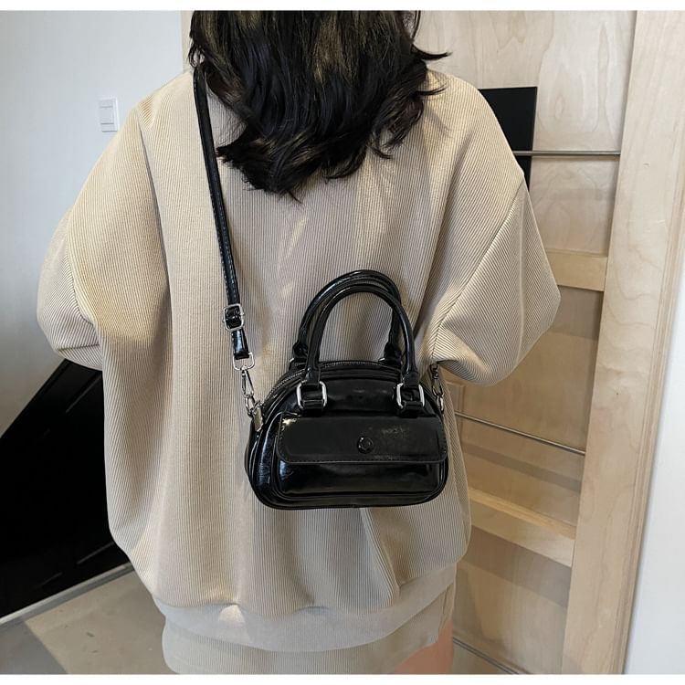 Bag Faux Leather Multi-Pocket Crossbody