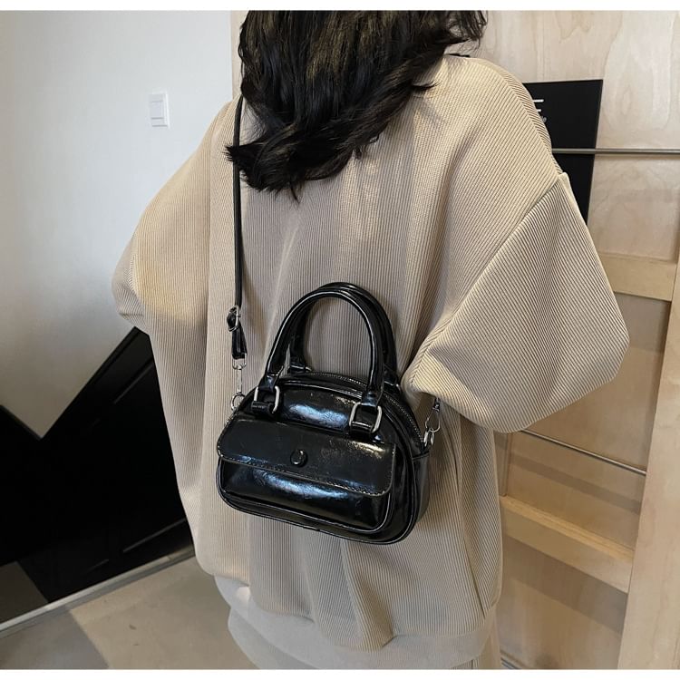 Bag Faux Leather Multi-Pocket Crossbody