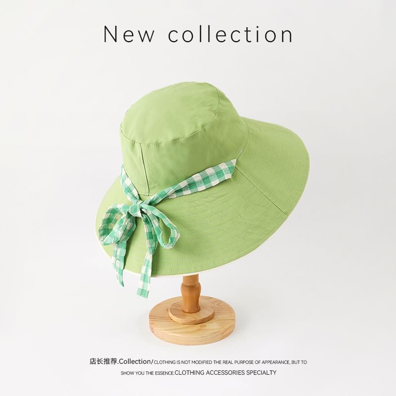 Applique Hat Plaid Boonie