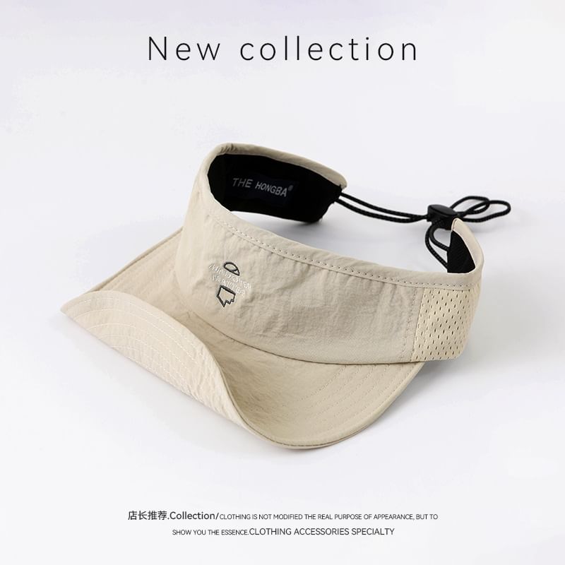 Embroidered Visor Lettering