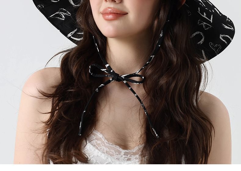 Boonie Hat Print Lettering