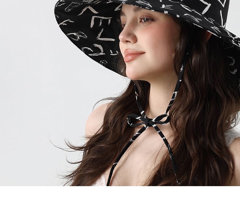 Boonie Hat Print Lettering