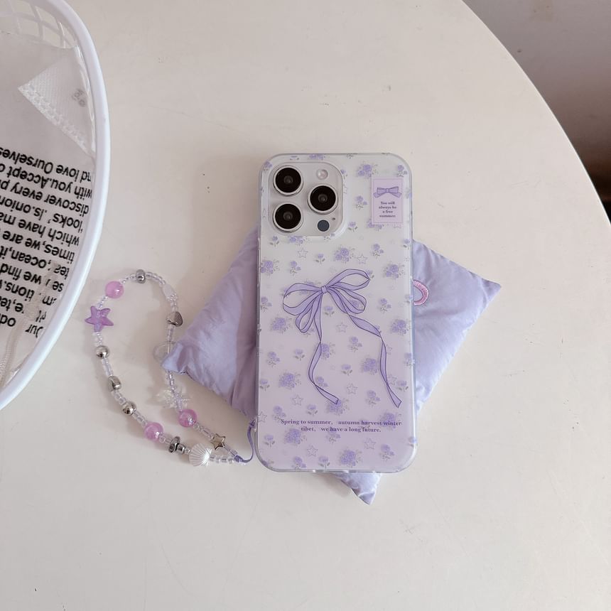 Bow Phone Strap Print / Set Case