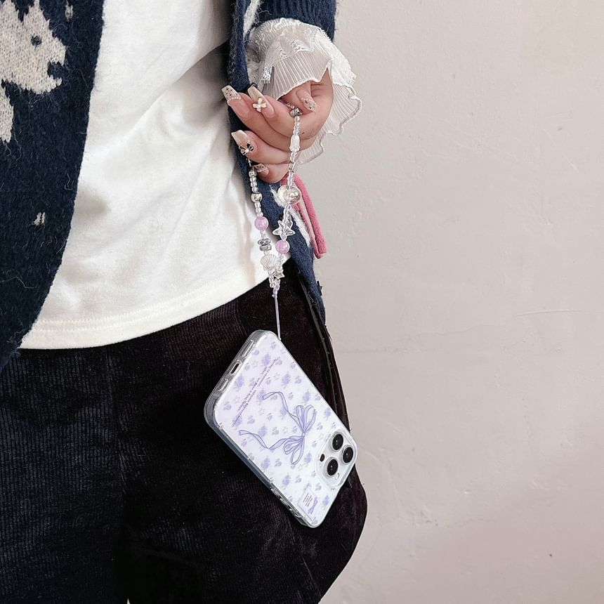 Bow Phone Strap Print / Set Case