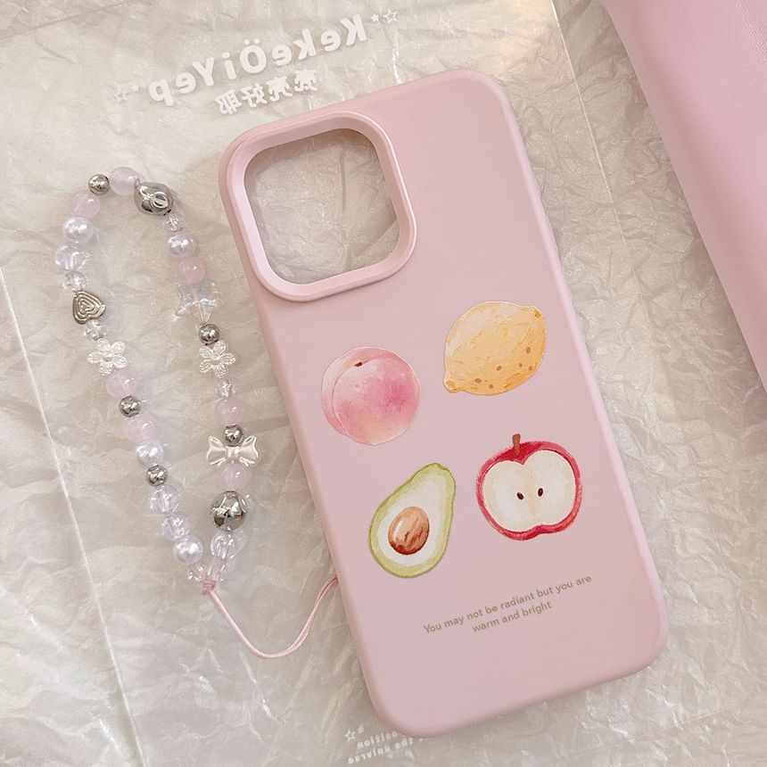 Fruit Case Bead Set Print / Strap Phone