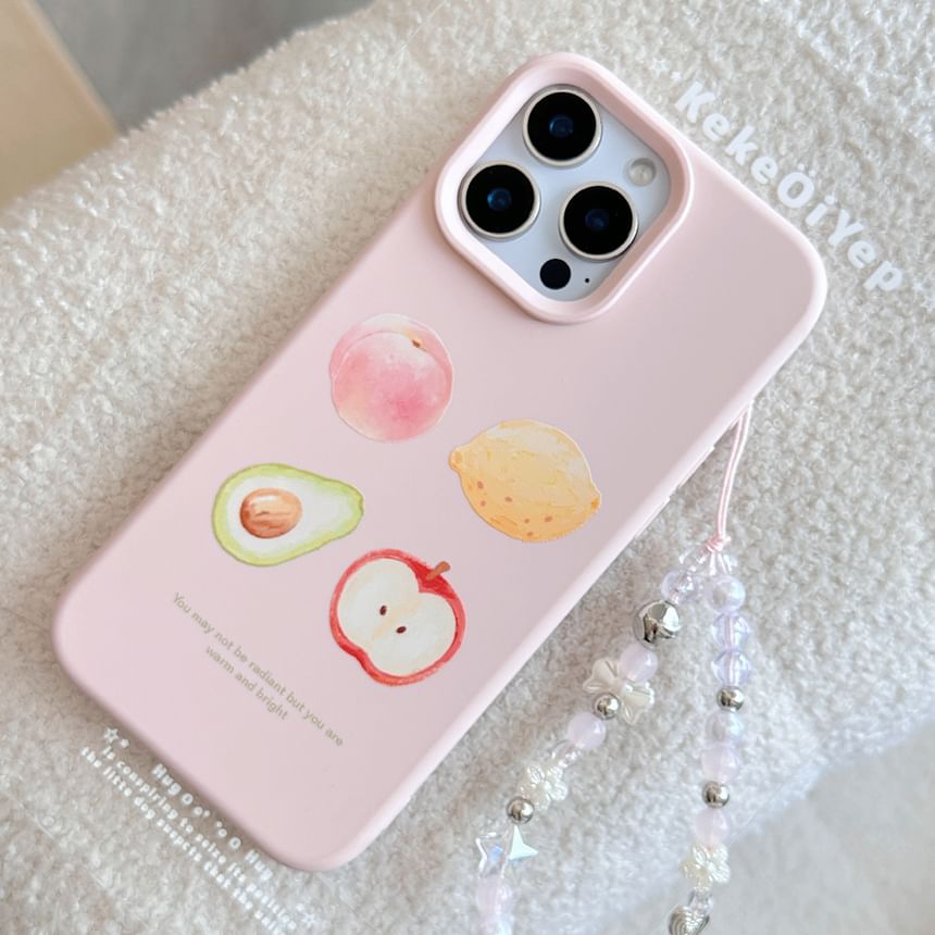 Fruit Case Bead Set Print / Strap Phone