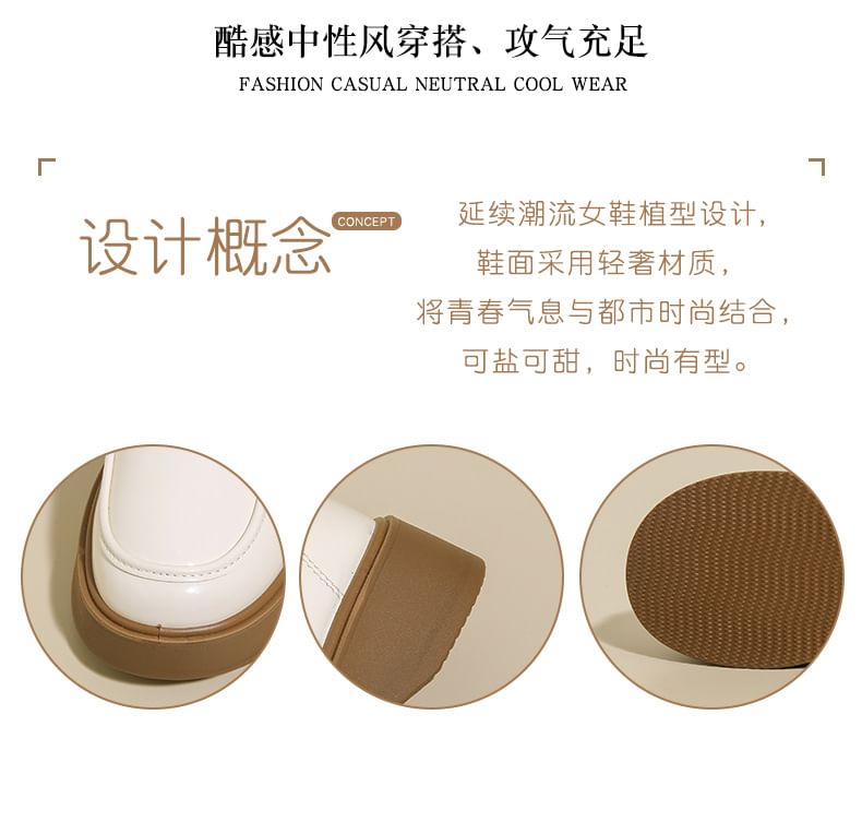 Platform Lace Shoes Up