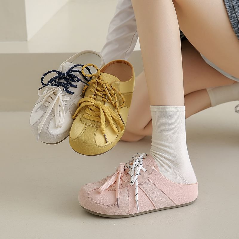 Sneaker Panel Mules