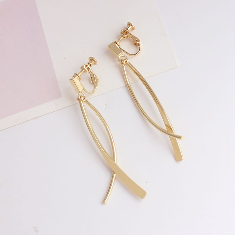 Clip-On Bar Earring / Dangle