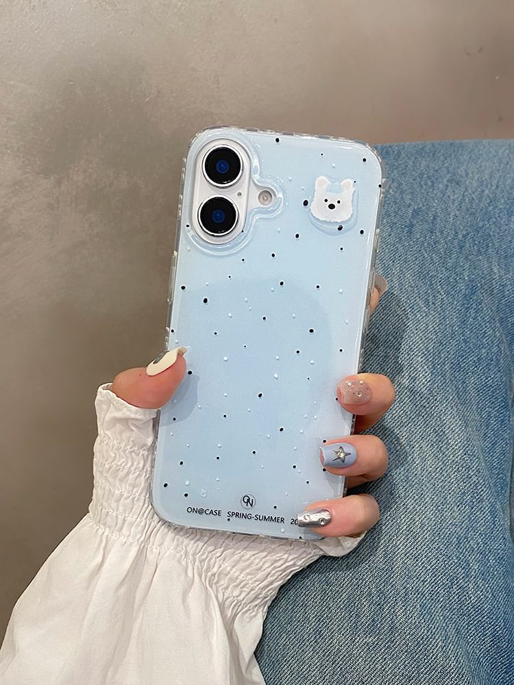 Case Splattered (Compatible with Set MagSafe) Phone Magnetic / Dog Stand