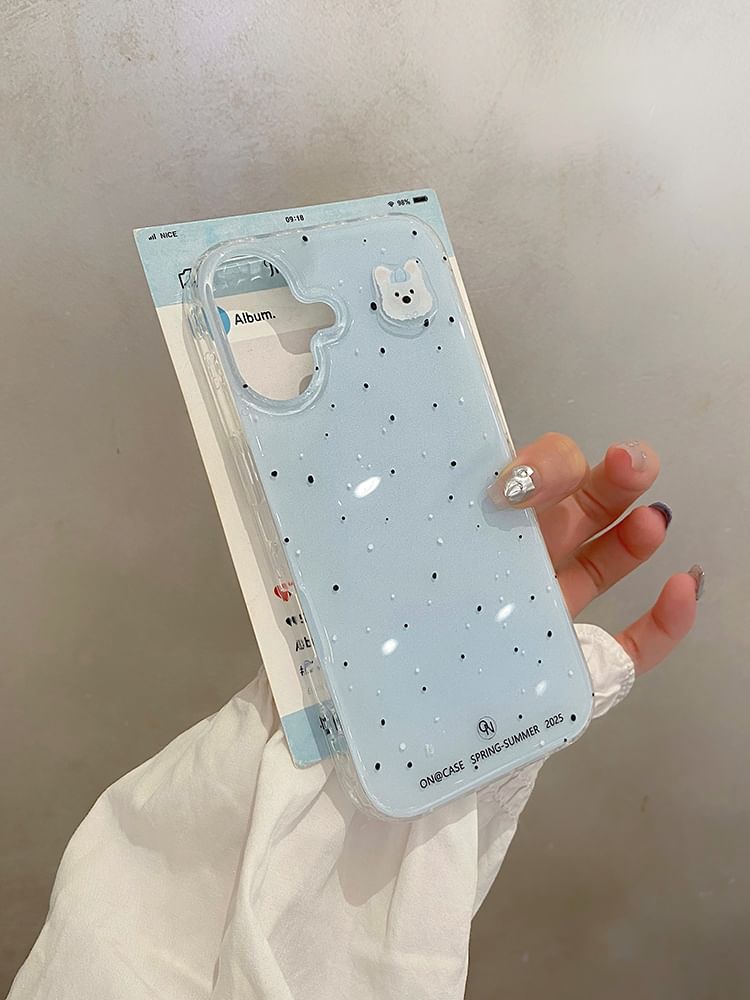 Case Splattered (Compatible with Set MagSafe) Phone Magnetic / Dog Stand