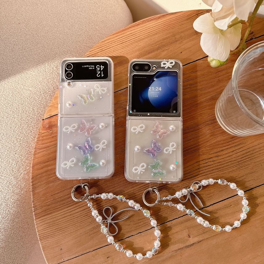 Phone Flip Set- Samsung Case / Strap Butterfly