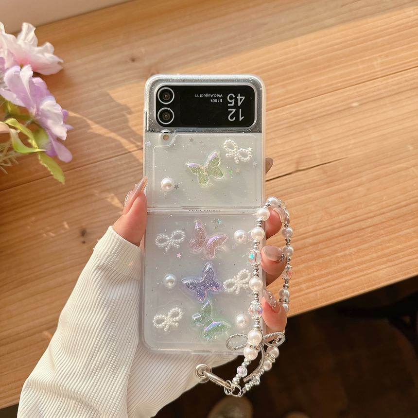 Phone Flip Set- Samsung Case / Strap Butterfly