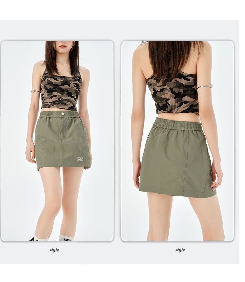 Classic Flared Mini Skirt