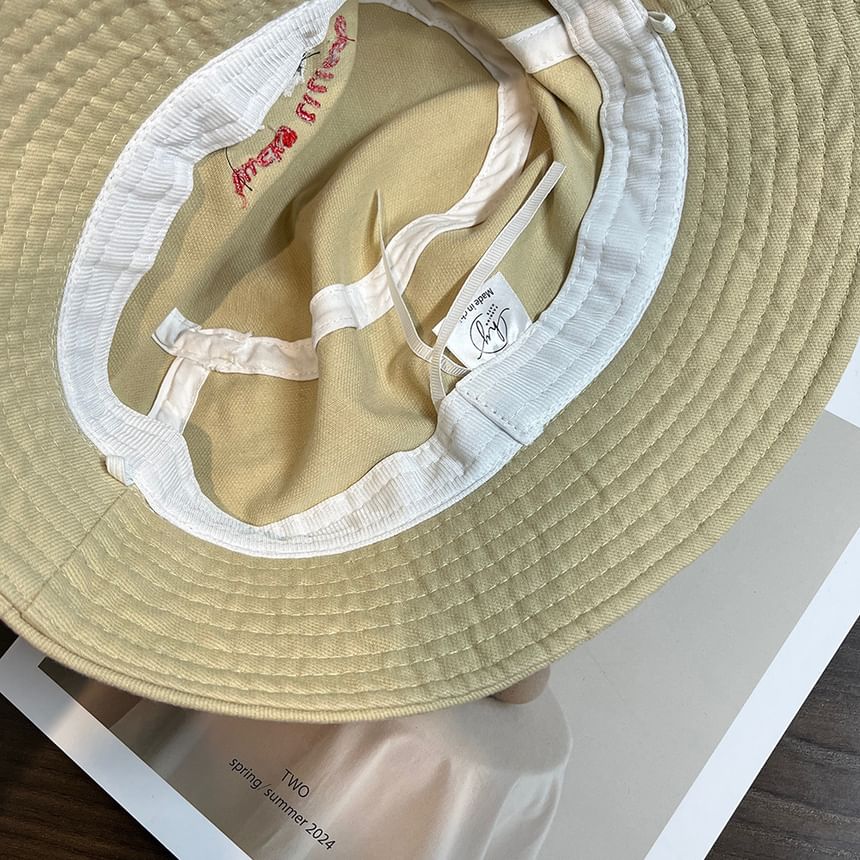 Hat Bucket Dog Embroidered