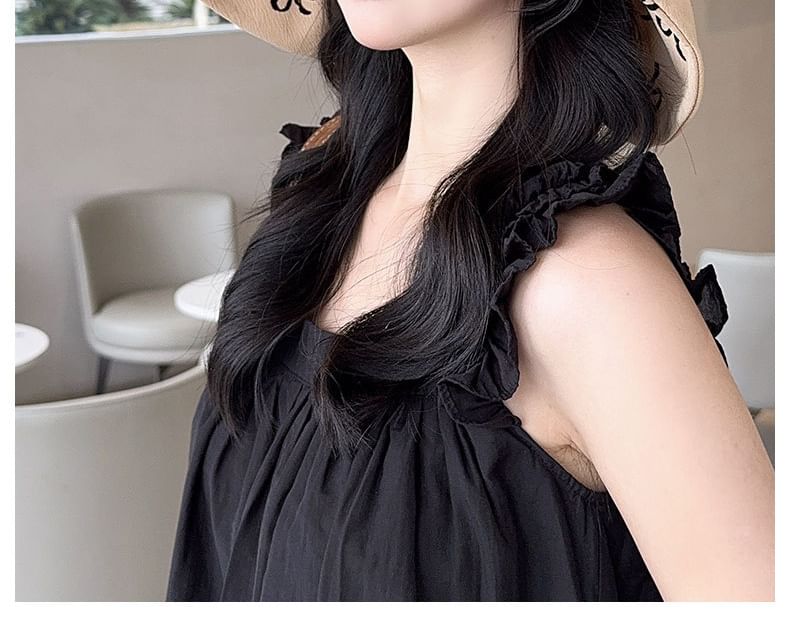 Sun Hat Straw Print Bow