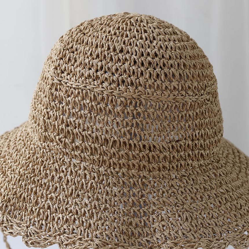 Plain Straw Hat Sun