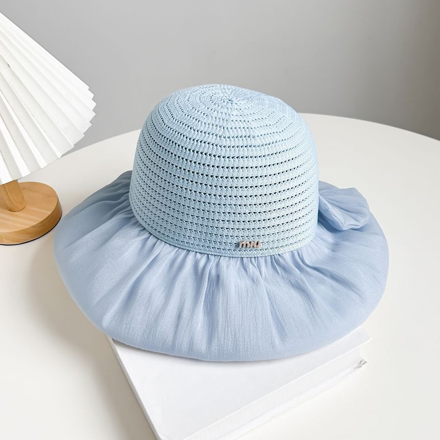 Sun Straw Plain Hat