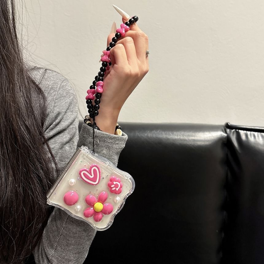 Heart Flower Phone Case / Strap / Set