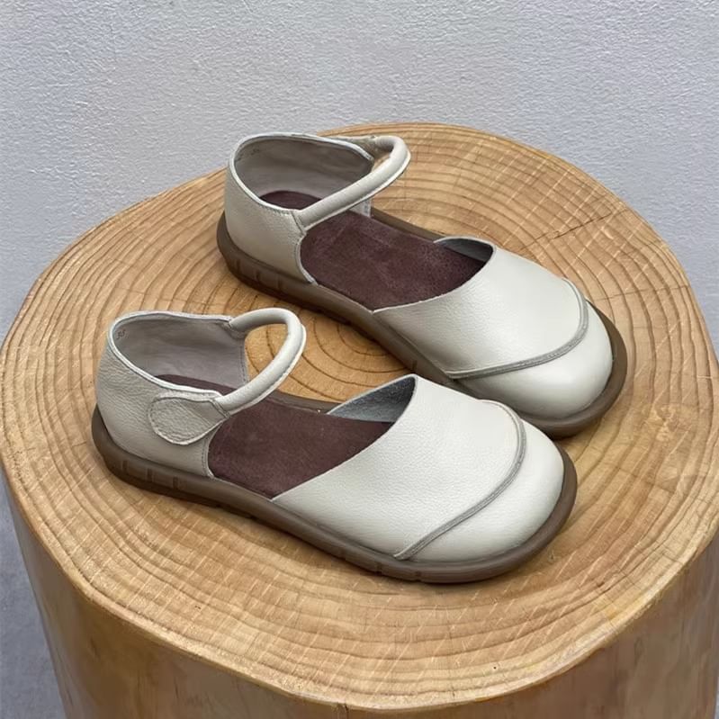 D'Orsay Platform Shoes Leather Faux