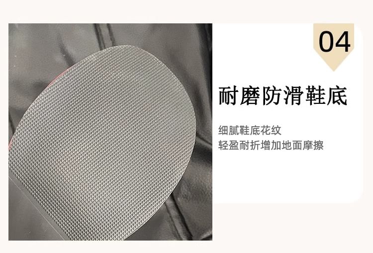 Block Jane Leather Mules Mary Patent Bow Heel