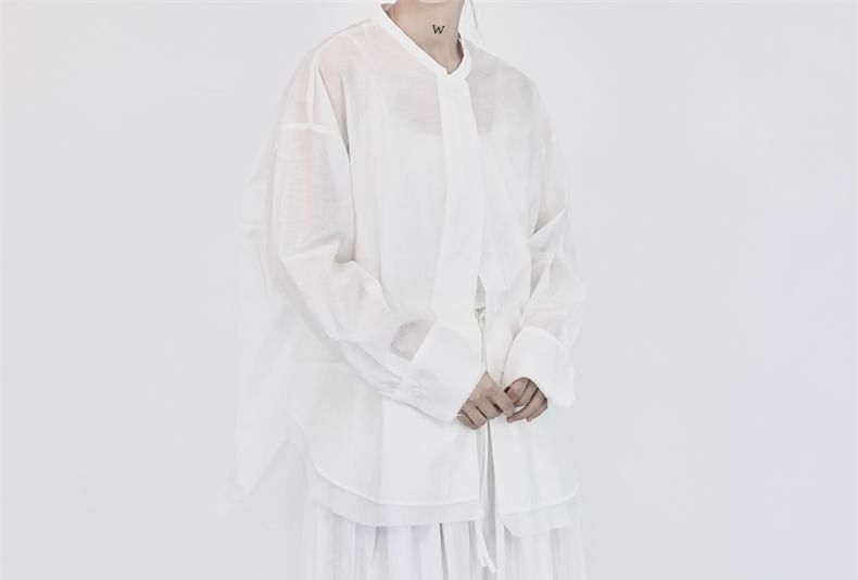Plain Maxi A-Line Skirt with Elastic Waist