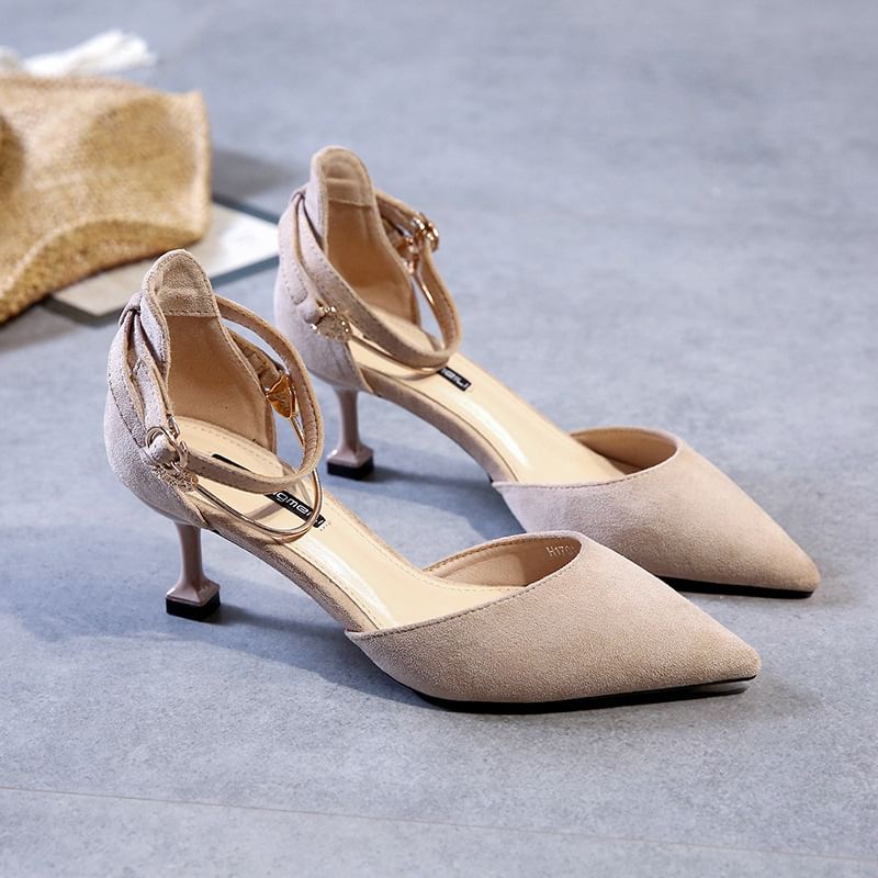 Heel Sandals Designs) (Various Pointed Ankle Strap High