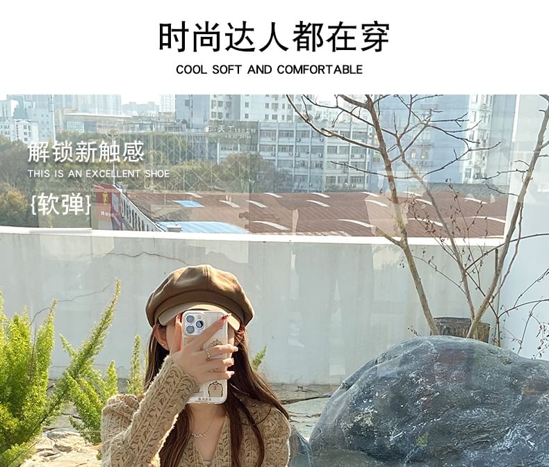 Sandals Slide Platform Trim Buckled Fringed Rhinestone