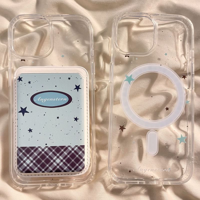 Magnetic Set (Compatible Star Phone Holder MagSafe) Card with Case /