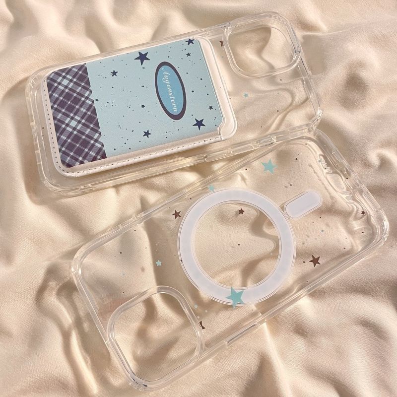 Magnetic Set (Compatible Star Phone Holder MagSafe) Card with Case /