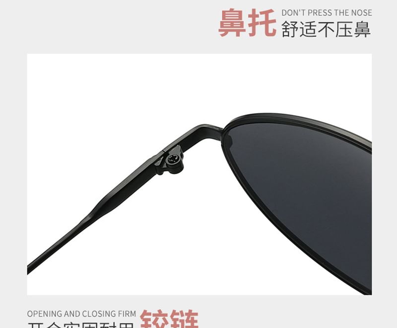 Oval Frame Sunglasses Metal