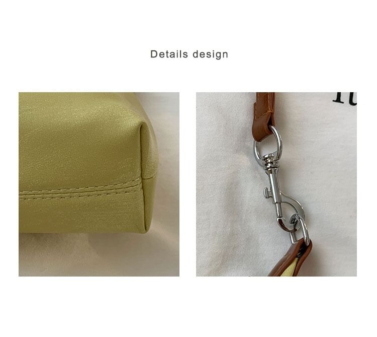 Contrast Strap Shoulder Bag