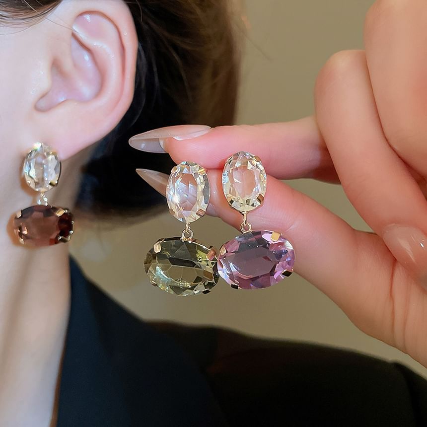 Earring Rhinestone Drop