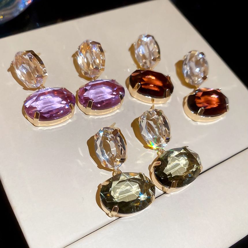 Earring Rhinestone Drop