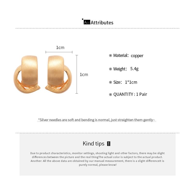 Earring Layered Stud