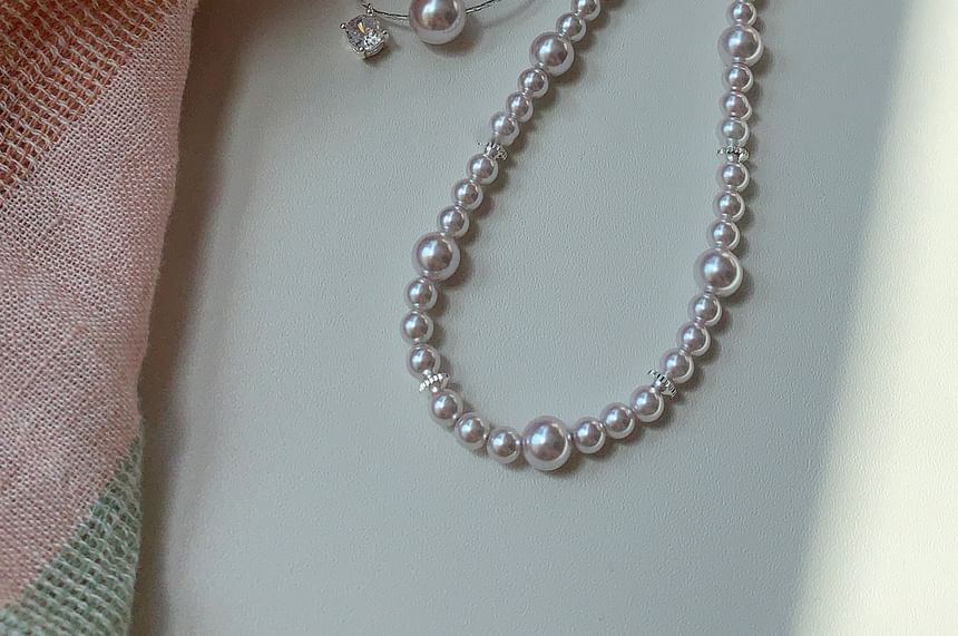 Faux Pearl Necklace