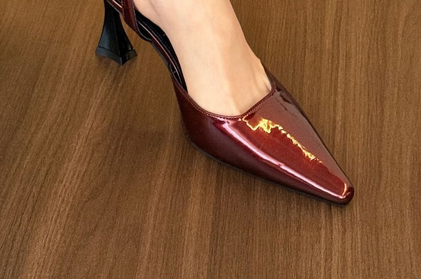 High Sandals Heel Pointed Toe Strap Ankle