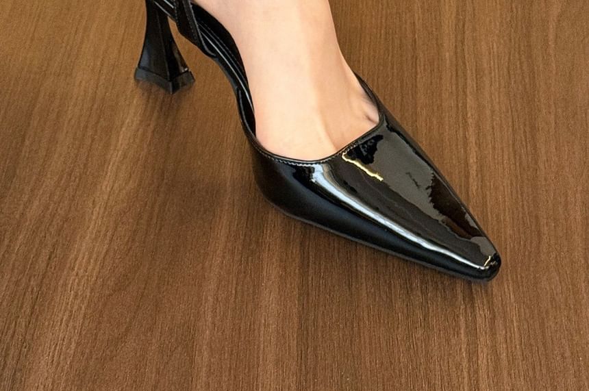 High Sandals Heel Pointed Toe Strap Ankle