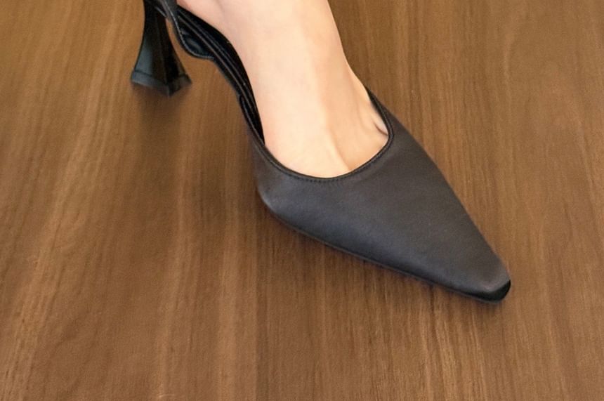 High Sandals Heel Pointed Toe Strap Ankle